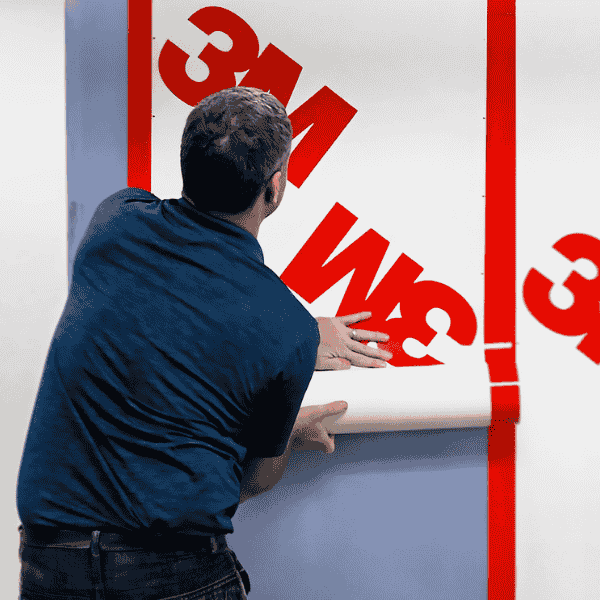 3M Air Barrier with Permeable Backing 3015VP, Full Coat Adhesive, White, 15 in x 100 ft, 1 Roll/Case